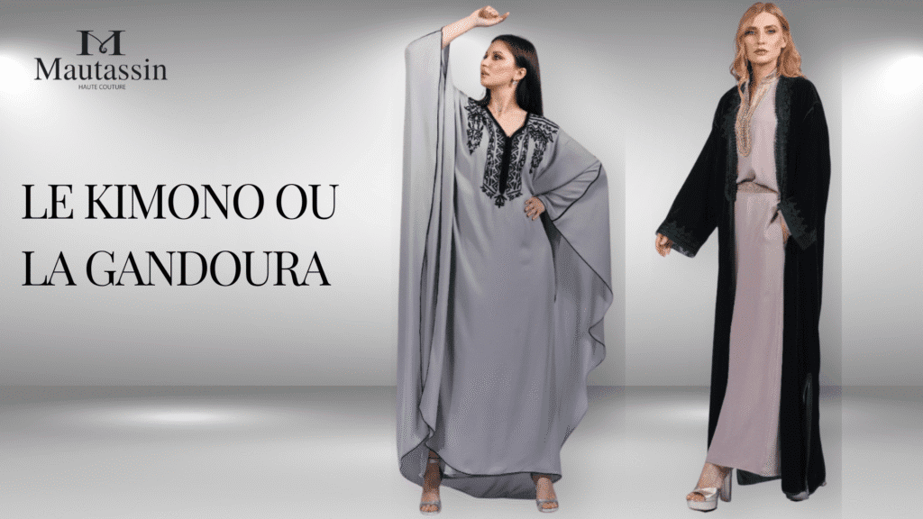 Kimono et Gandoura : L'Art du Mélange Luxueux en 2025